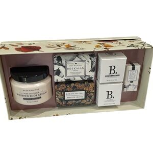 NIB Beekman 1802 Gift Set 6 PC  Pure Goat Milk Body Cream Soap Bars Facial Bars